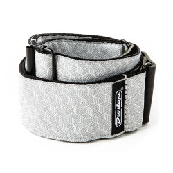 Dunlop D67-12 Jacquard Cube Hatch Light Grey Guitar Strap